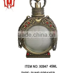 The Top Grade Tortoise Style Alloy Metal Perfume Bottle thumbnail-1