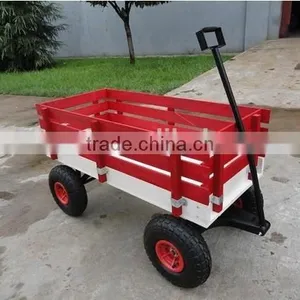 Wooden Garden Baby Cart With Cover thumbnail-3