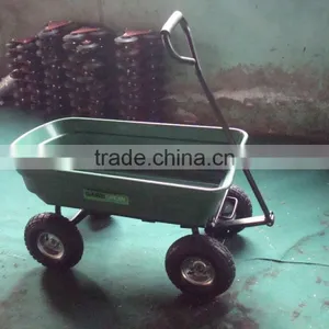Garden Small Dump Trailer Cart thumbnail-1