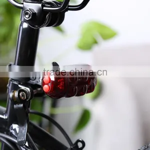 SunDing 10 LEDs Inside 8 Modes Waterproof Taillight MTB Road Bike Super Bright Seatpost Warning Light thumbnail-3