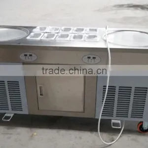 Thailand Fried Ice Cream Machine/Fry Ice Cream Machine/Rollled Ice Cream Machine With Real Secop thumbnail-1