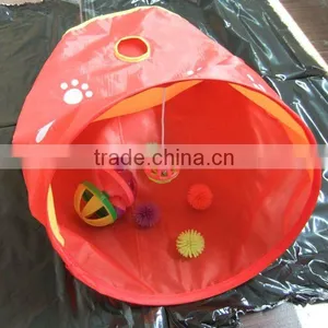 Red Pet Tunnel/cat Playing Tunnel/cat Tunnel thumbnail-1