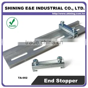 TA-002 For Fuse Holder Steel Double Dead Rail Stopper End Clamp thumbnail-1
