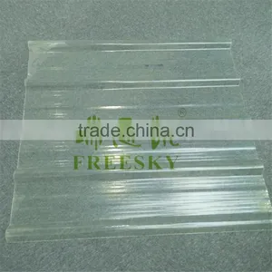 China Clear PC Corrugated Plastic Roofing Sheets for Wholesale thumbnail-2