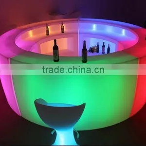 Illuminatedled Bar Furniture -set/ Led Bar Counter With Multicolor thumbnail-4