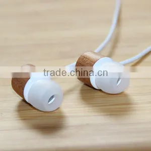 Cherry Wood-ear Remote Control Headphones Wire (white),Cherry Wood Earphone thumbnail-4