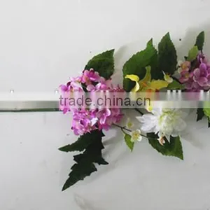 China Beautiful Twedding Table Centerpieces Silk Flowers Wholesale Artificial Flower Stick Wholesale thumbnail-2