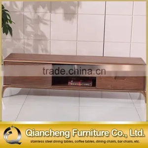 Pine Wood New Design Modern TV Cabinet With Drawers thumbnail-4