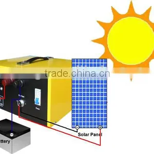 1000w Portable Solar Power System With External Battery thumbnail-2