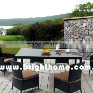Plastic Pool Glass Dining Table thumbnail-2