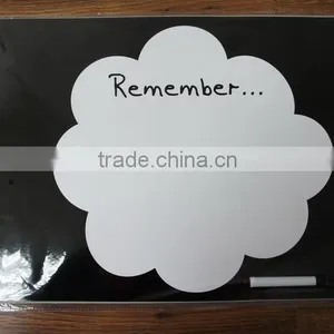 New Arrival Adhesive White Writing Board Wall Sticker Cloud Shape thumbnail-1