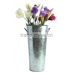 Galvanized Flower Bucket/Flower Tub/flower Pots Wholesale thumbnail-2