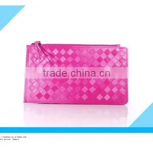 Vintage Pattern Motif Wallet Purse Handmade Woven Leather thumbnail-1