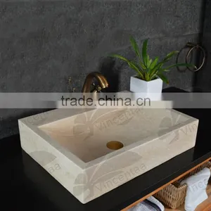 Hot Selling Marble Sink for Bathroom Decoration VSK--001 thumbnail-5
