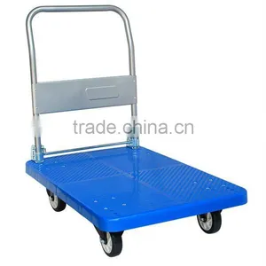 Lisheng LS7010 Plastic Hand Cart,platform Truck,flat Cart,push Cart thumbnail-1