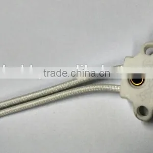 Porcelain G5.3 Lampholder With Wire thumbnail-5