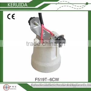 Porcelain/Ceramic Lampholder F519T-6CW E26/E27 thumbnail-1