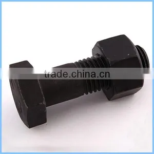 Fastener DIN931 8.8 Grade Black Hex Bolt and Nut thumbnail-1