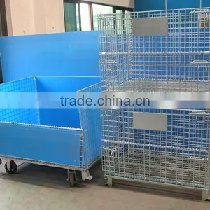 Warehouse Folding Steel Storage Cage/roller Container thumbnail-3