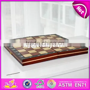 2017 New Design Children Educational Wooden Chessboard With Chess Pieces W11A055 thumbnail-4