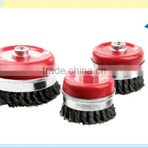 Twisted Knot Steel Wire Cup Brush for Welding Scar Removal thumbnail-2