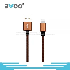 BWOO Braided USB DATA Cable With Lightning Micro Connector thumbnail-3