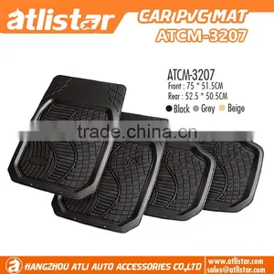 Universal 4pcs Full Set Floor Pvc Car Mat thumbnail-2