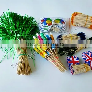 65 mm Single Tip Ornate Wooden Toothpick thumbnail-1