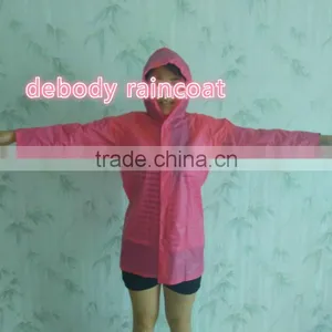 Purple Cute Children PVC Raincoat thumbnail-2