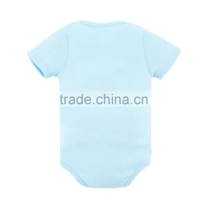 2017 Cheap Factory Baby Clothes Summer 100%Cotton Short Sleeves With Prints Newborn Infant Baby Bodysuits Rompers thumbnail-5