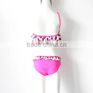 New Model Sex Girl Pink Swimwear thumbnail-5