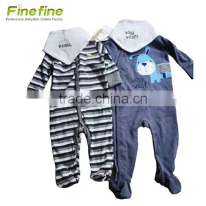 Cartoon Cottom Plain Cotton Baby Romper thumbnail-1