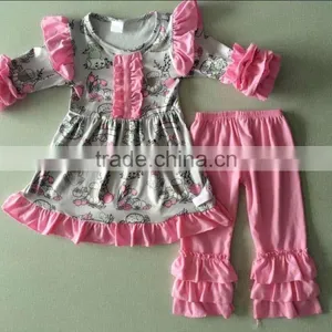Easter Childrens Boutique Clothing Kids Clothing Wholesale 2017 Spring Summer Boutique Girl Clothing thumbnail-1
