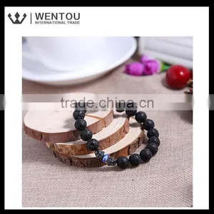 Wholesale Natural Lava Stone Bracelet thumbnail-2