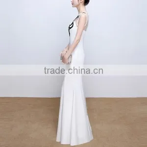 2017 Latest Design Sexy Tight Sleeveless Women's Evening Dress thumbnail-6
