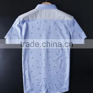Latest Jacquard Short Sleeves Casual Shirts for Men thumbnail-2