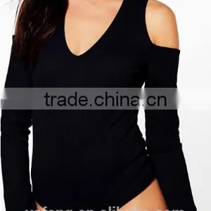 Sexy Girl V Shape Knitting Patterns Designs Sweater thumbnail-2