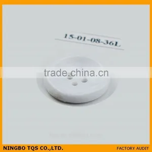 Pearl White Ladies Fur Coat Button thumbnail-4