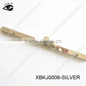 19CM Silver Color Metal Purse Frame Lock for Handbags Metal Locks for Handbag thumbnail-4