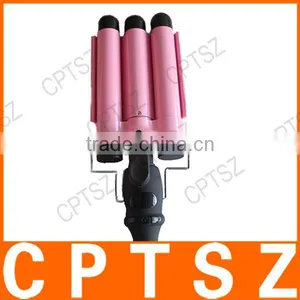 Hot Styler Three Tube Hair Curler With TUV--SUD CE-EMC ROHS Certificate (110v--240v ) thumbnail-2