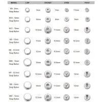 Snap Button, Snap Fastener, Button Fastener, Metal Fastener, Metal Snap, Spring Button, Press Button thumbnail-3