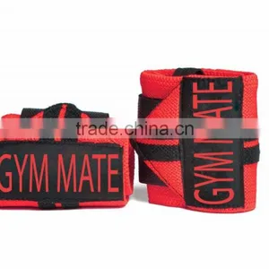 Heavy Duty Weightlifting Wrist Wraps GYM MATE thumbnail-1