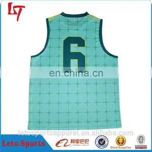Custom Simple Design Basketball Jersey Throwback Blue Jerseys thumbnail-2