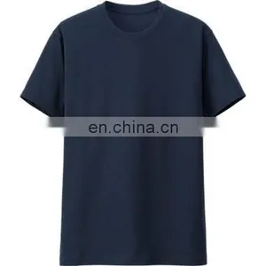 Custom Summer Style Black Cotton T-shirt for Men and Women thumbnail-2