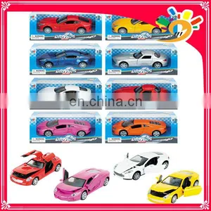 Metal Car 1:32 Diecast Pull Back Cars With Open Door Model Car thumbnail-1