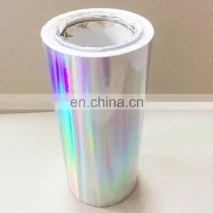 Ready Stock Wholesale Seamless Plain Silver Laser Stickers/seven Color Stickers thumbnail-3