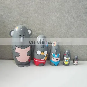 2017 Hottest Sale Wood Russian Nesting Dolls Matryoshka thumbnail-1
