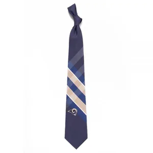 Yellow Printed Mens Jacquard Neckties Dots Classic Strips thumbnail-1