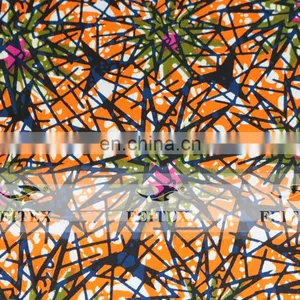 Damask Wholesale Fabric,High Quality Fabric Cotton,African Wax Prints Fabric for Wedding Dress 2016 thumbnail-6