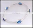 SF-B937 Floral Silver Bracelet thumbnail-1